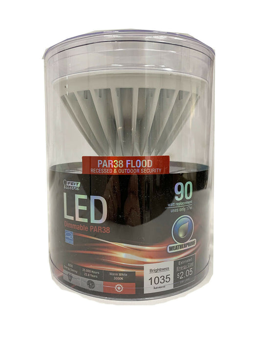 Feit Electric Flood Light Bulbs Dimmable Energystar 90 Watt Replacement LOT OF 4