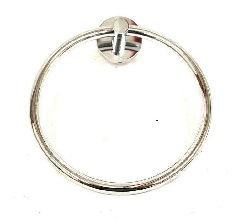 Grohe 7" Chrome Towel Ring Wall Mounted Bathroom Accessory